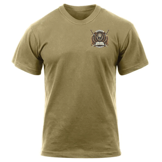 Coyote Brown AR 670-1 Compliant Military T-Shirt