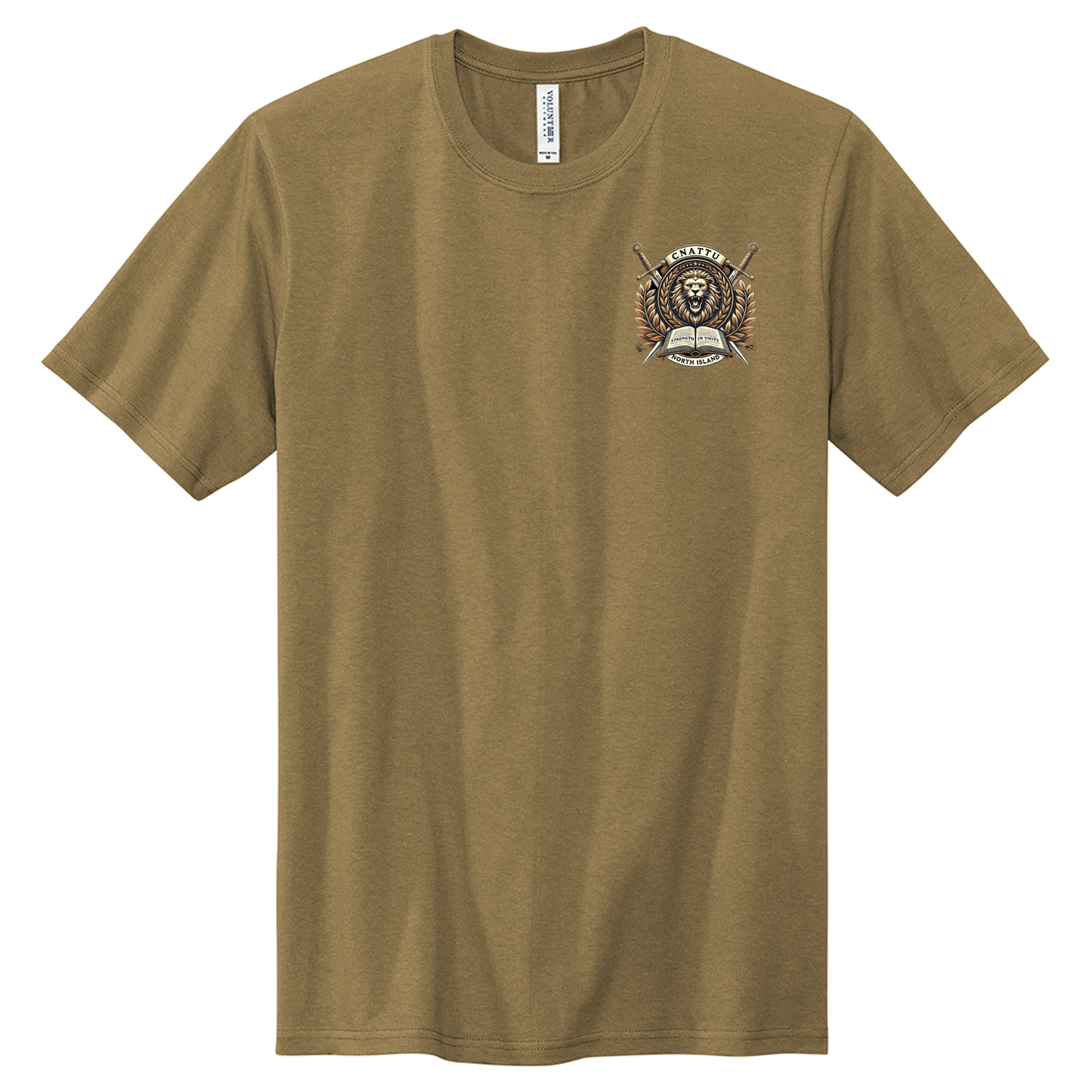 Volunteer Knitwear Custom Coyote Brown Tee