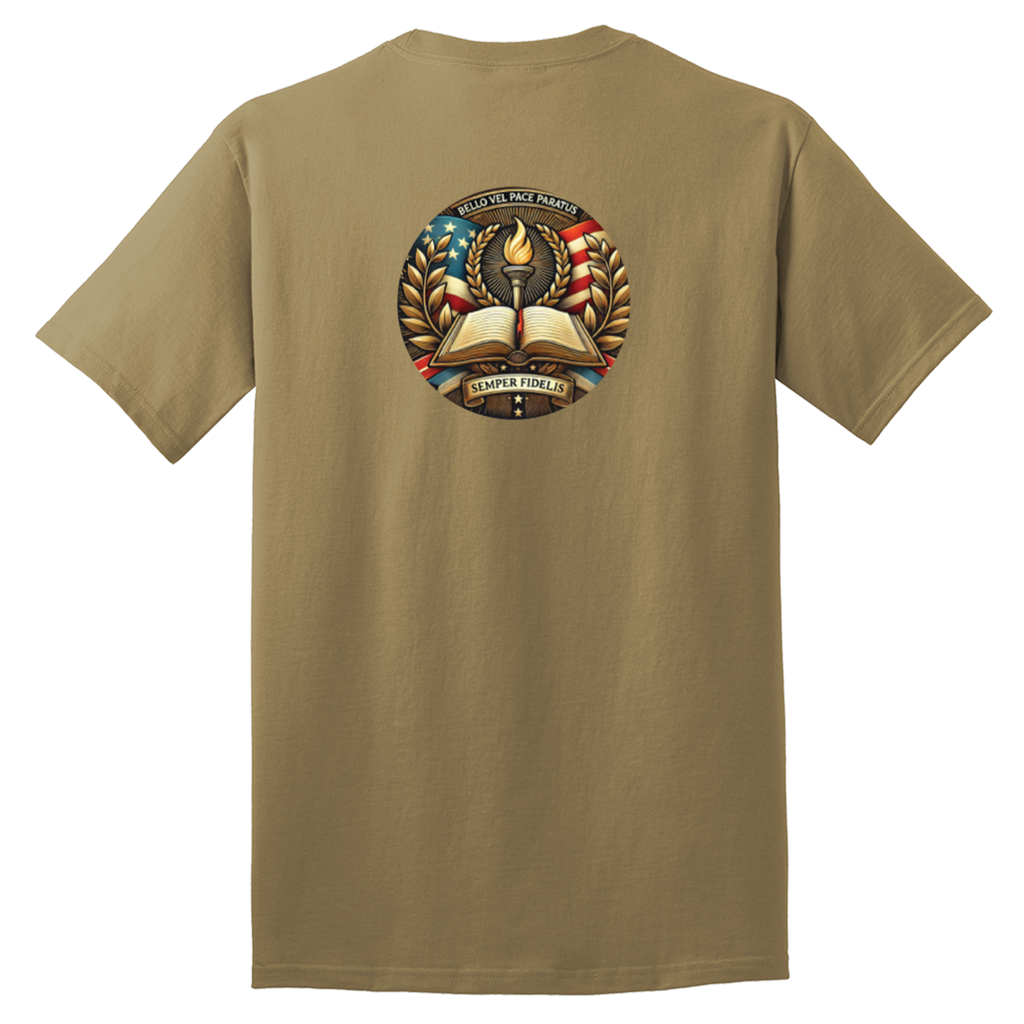 Port & Company Custom Coyote Brown Tee