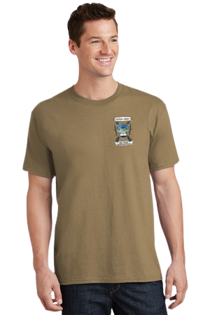 Port & Company Custom Coyote Brown Tee