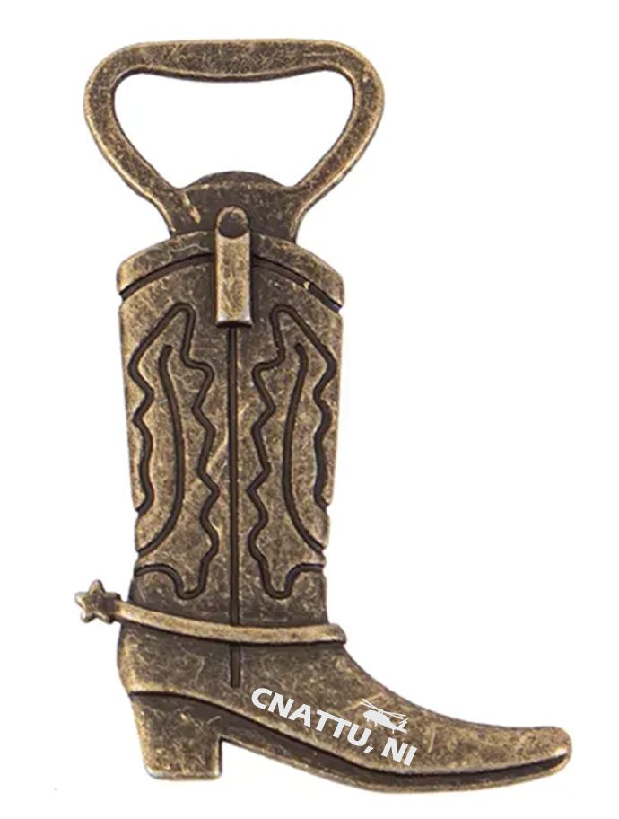 Western Boot Style Bottle Opener